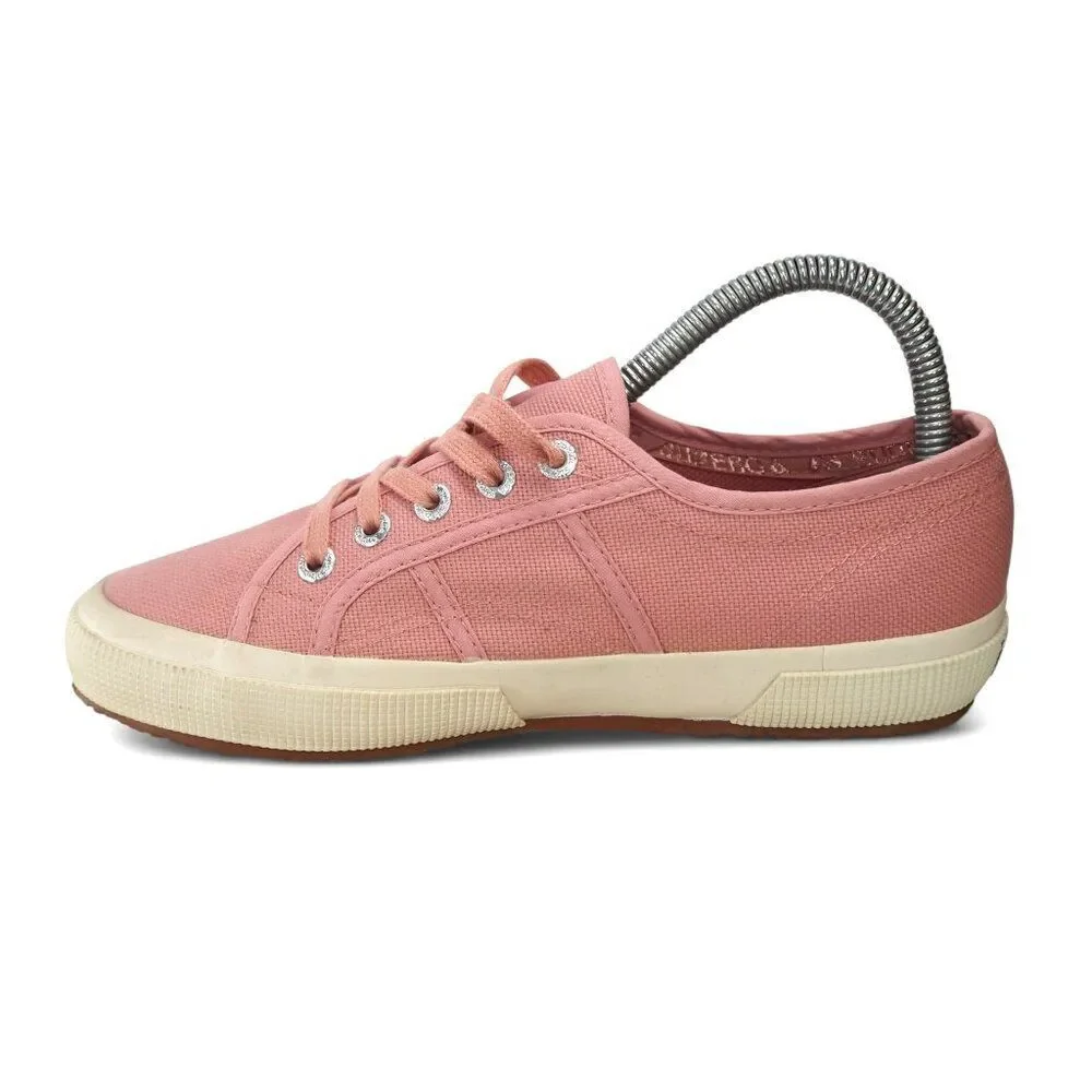 Superga Cotu 2750 Low Casual Sneakers Women's 7 Dusty‎ Rose Pink / Off White